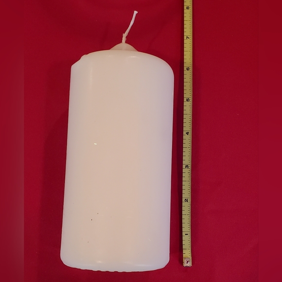 COLONY CRAFTS Glass Hurricane + White Candle - Picture 5 of 7